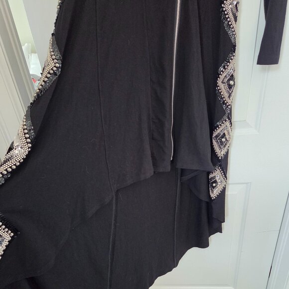 Rock N' Karma maxi sequined zipperd front back dress. Size medium - Picture 2 of 9